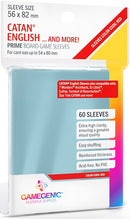 Catan - Accessories - Sleeves - Catan English (56mm x 82mm) - Size Code RED