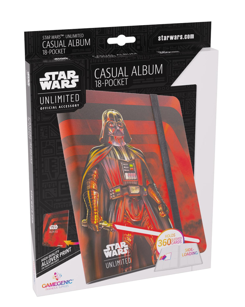 Star Wars Unlimited - 18 Pocket Album - Darth Vader Unstoppable