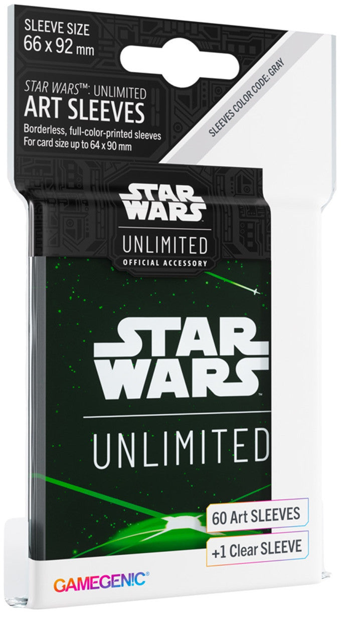 Star Wars Unlimited Art Sleeves - Card Back Green