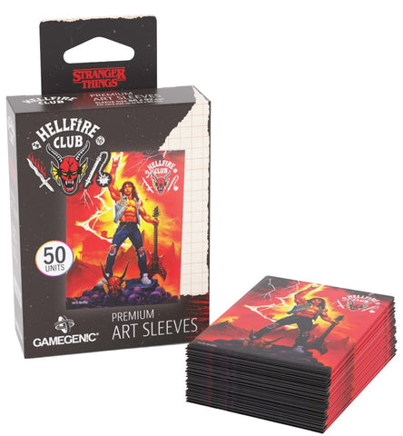 Gamegenic - Stranger Things - Hellfire Club Art Sleeves - Eddie Munson