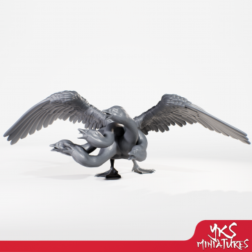 YKS Miniatures - Goose Hydra - 5 Heads (M)