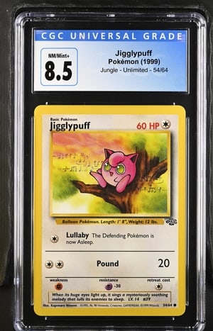 CGC 8.5 Jigglypuff (054/64) [Jungle] - slab photo