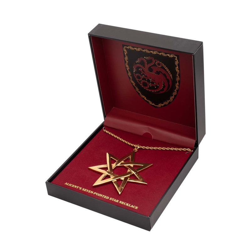 Game of Thrones: House of the Dragon Alicent 7 Pointed Star Pendant Necklace