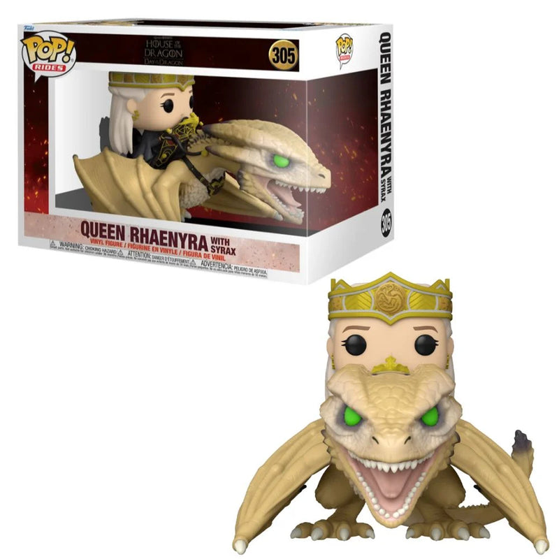 House of the Dragon - Funko Pop! Figure - Queen Rhaenyra with Syrax (305)