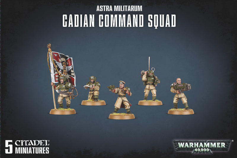 Astra Militarum: Cadian Command Squad