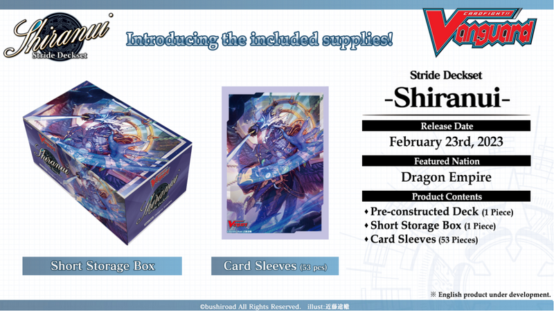 Vanguard TCG - D-SS09 Shiranui - Stride Deckset