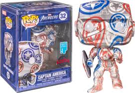 Captain America - Funko POP! Figure - Avengers Art Series Special Edition (32)