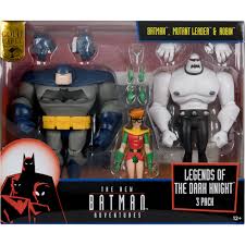 The New Batman Adventures 6" Figures - 3Pack - Batman, Mutant Leader And Robin (Legends Of The Dark Knight)