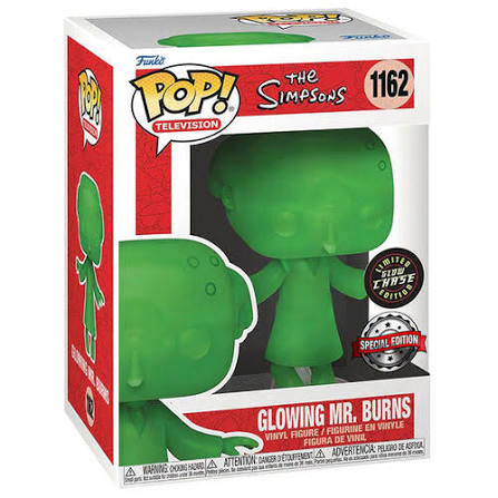 The Simpsons - Funko Pop! Figure - Glowing Mr. Burns Special Edition GLOW CHASE (1162)