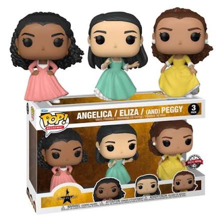 Hamilton - Funko POP! Figure - Angelica, Eliza And Peggy Special Edition 3 Pack