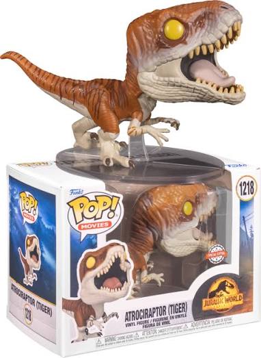 Jurassic World - Funko Pop! Figure - Atrociraptor (Tiger) Special Edition (1218)