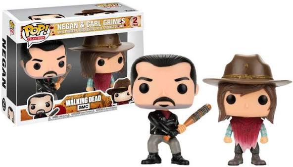 The Walking Dead - Funko POP! Figure - Negan & Carl Grimes 2 Pack