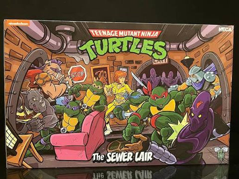NECA - TMNT - SEWER LAIR DIORAMA ROOM PLAYSET CARTOON