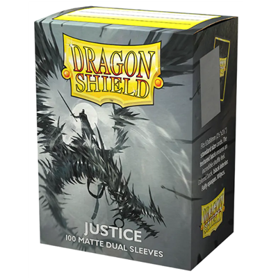Dragon Shield - Sleeves - Box 100 - Standard Size - Matte Dual - Justice