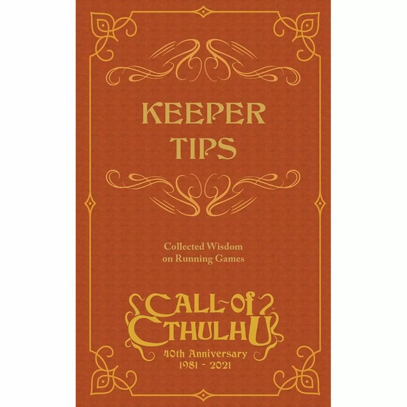 Call of Cthulhu RPG - Keeper Tips Book