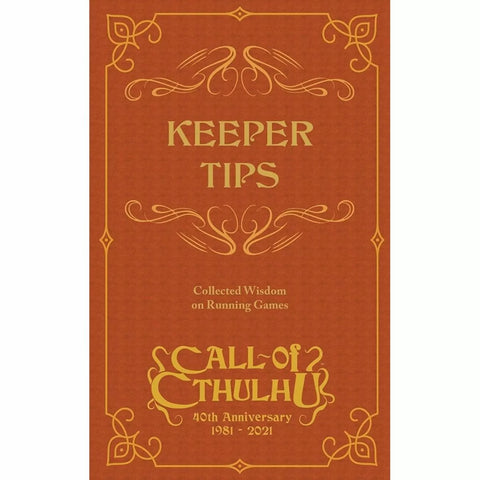 Call of Cthulhu RPG - Keeper Tips Book