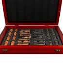 Hand Painted – “Australiana” Theme with 75mm pieces, 45cm Board w/ Storage Box Chess Set