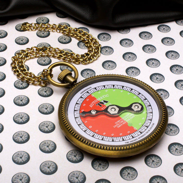 Marvel Loki Stop Watch Pendant Necklace