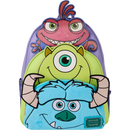 Loungefly Monsters, Inc. Triple Pocket Lenticular + Faux Leather Mini Backpack