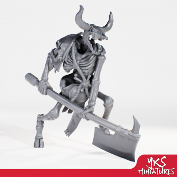YKS Miniatures - Minotaur - Skeleton (L)