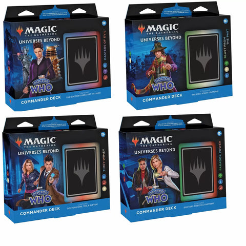 Magic The Gathering - Universes Beyond - Doctor Who - Commander Decks