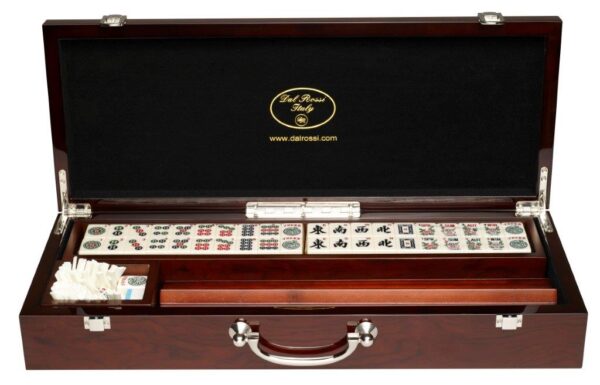 Dal Rossi - Mahjong Wooden Case Set with sticks & racks (52cm)