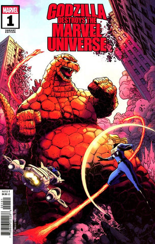GODZILLA DESTROYS MARVEL UNIVERSE #01e (2025) Mini - Variant Cover E