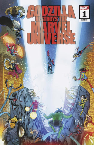 GODZILLA DESTROYS MARVEL UNIVERSE #01g (2025) Mini - Variant Cover G
