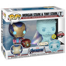 Morgan Stark & Tony Stark - Funko Pop! Avengers Endgame 2 Pack Special Edition Glow