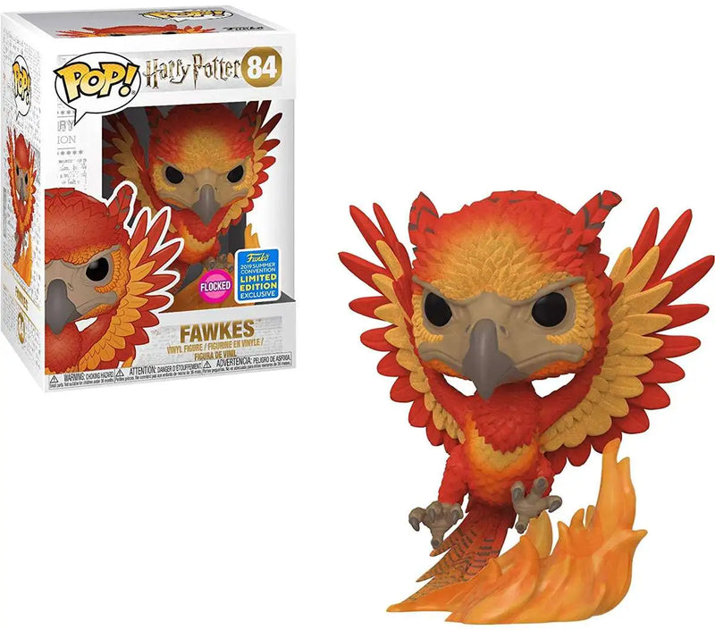 Harry Potter - Funko Pop! Figure - 2019 Fawkes 2019 Summer Con Exclusive (Flocked) (84)