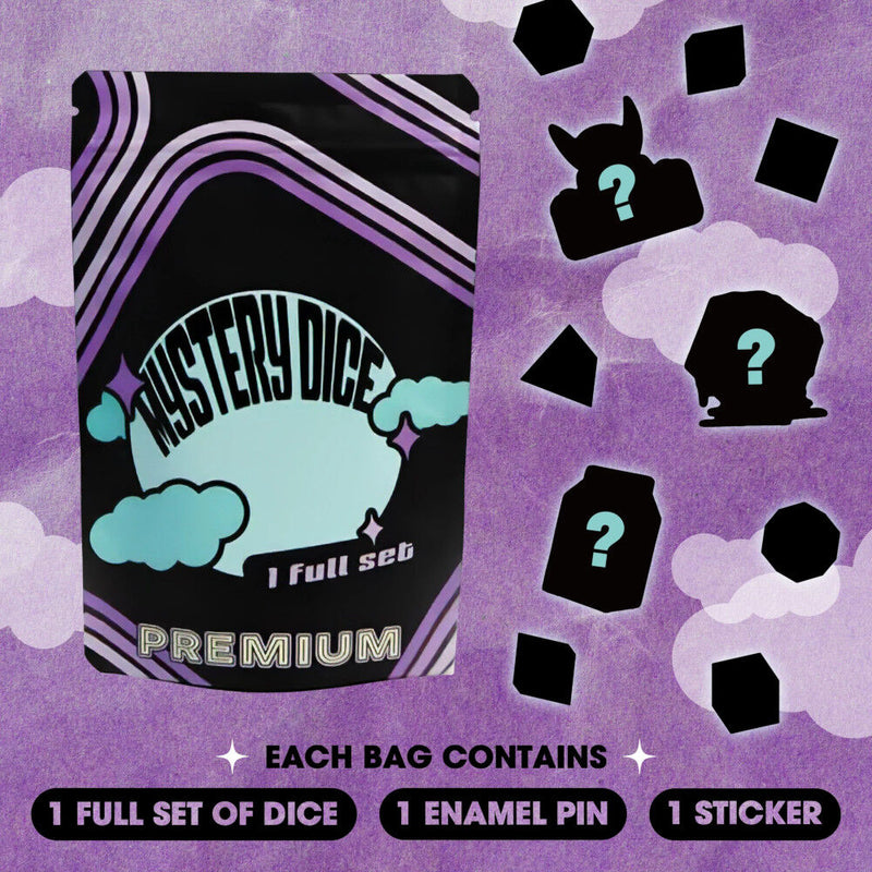 1985 Games - Mystery Dice - Premium with Purple Bag