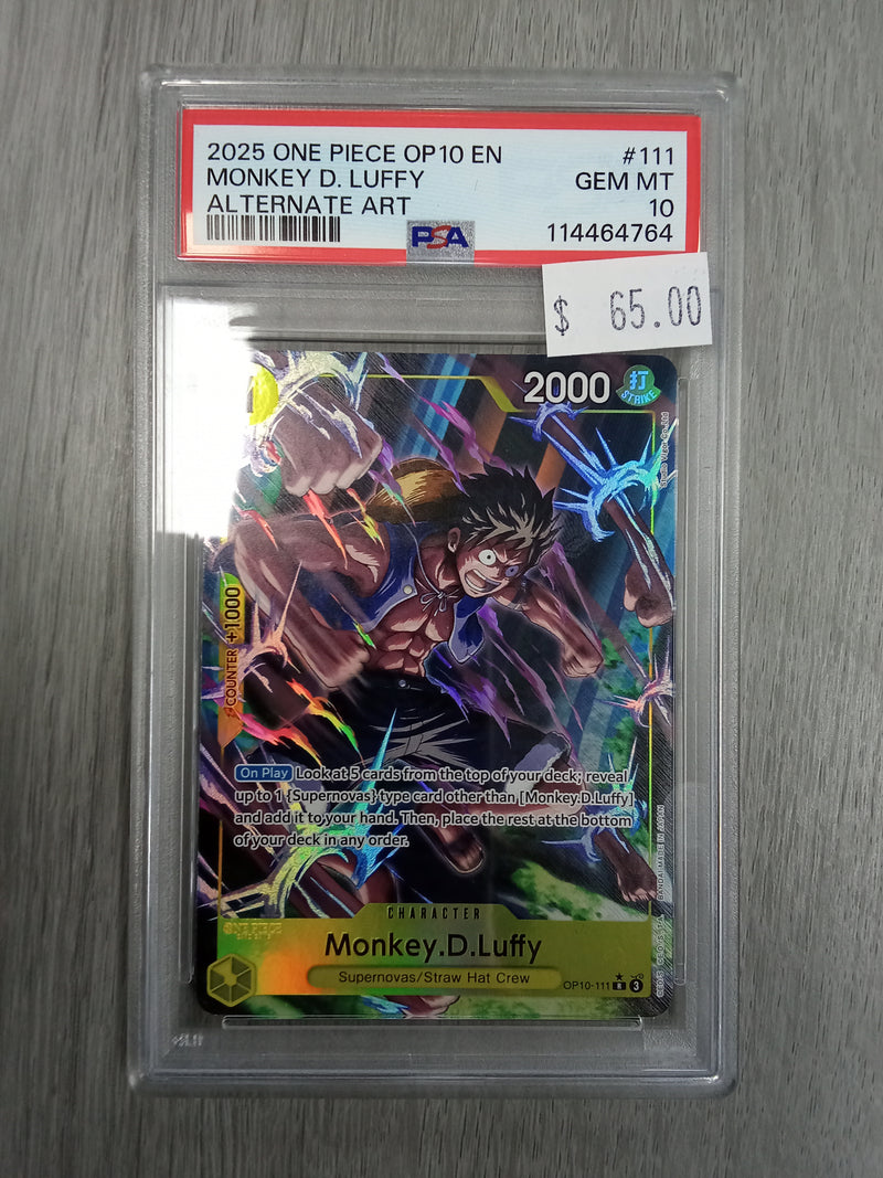 2025 One Piece (OP10) - Monkey.D.Luffy - Alternate Art -