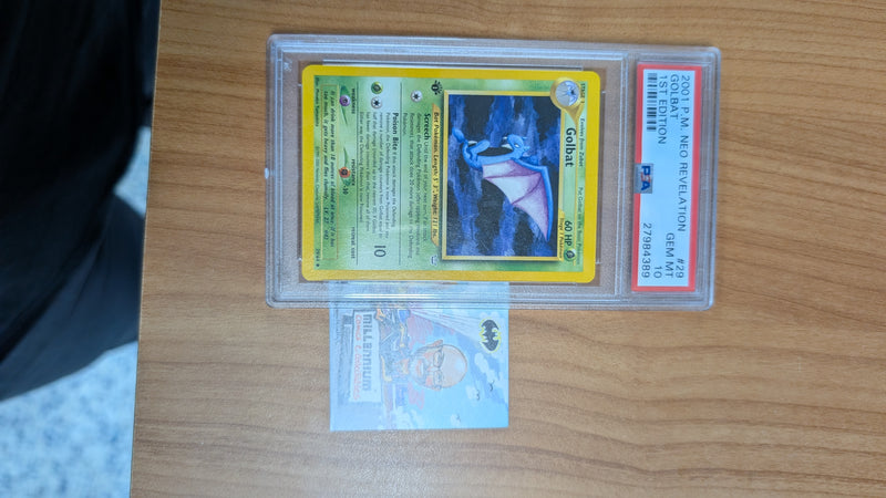 2001 Pokemon Neo Revolution - Golbat (29/64) First Edition - Graded PSA 10