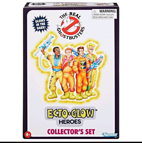 SDCC 2025 - Hasbro The Real Ghostbusters Ecto-Glow Heroes Collector's 4 Pack - San Diego Comic Con 2025 Limited Edition