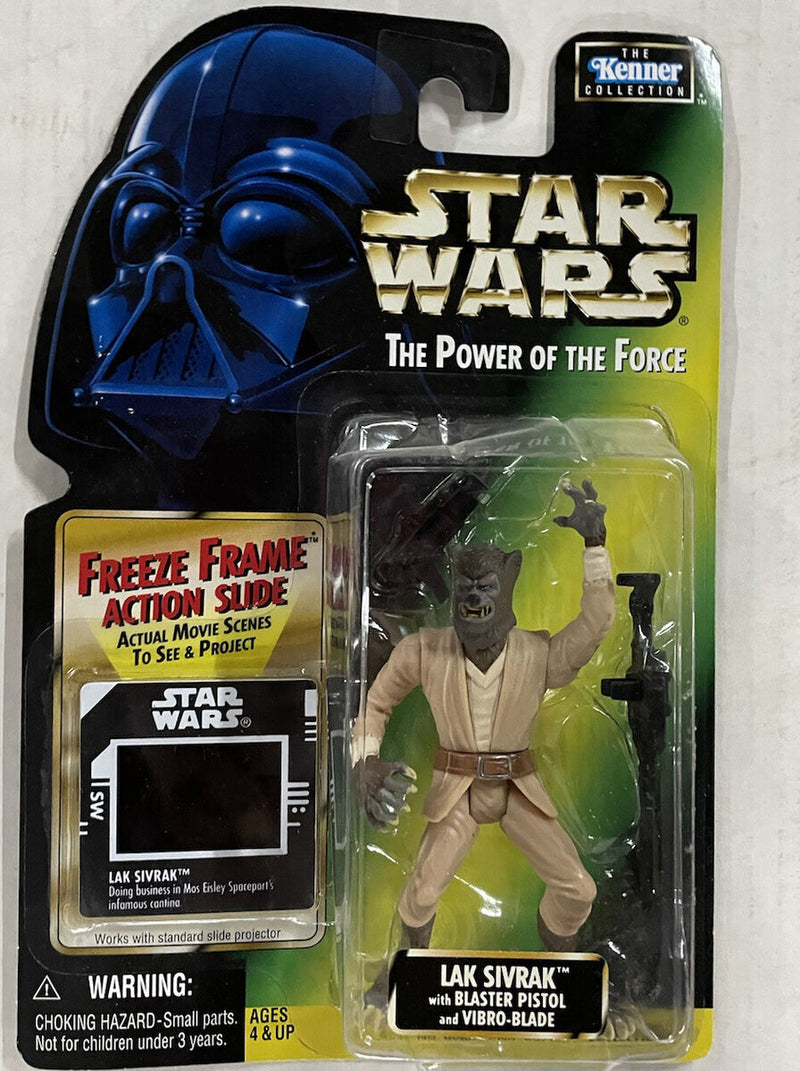 Hasbro Star Wars The Power of the Force Collection Action Figure Nien Nunb with Blaster Pistol and Rifle