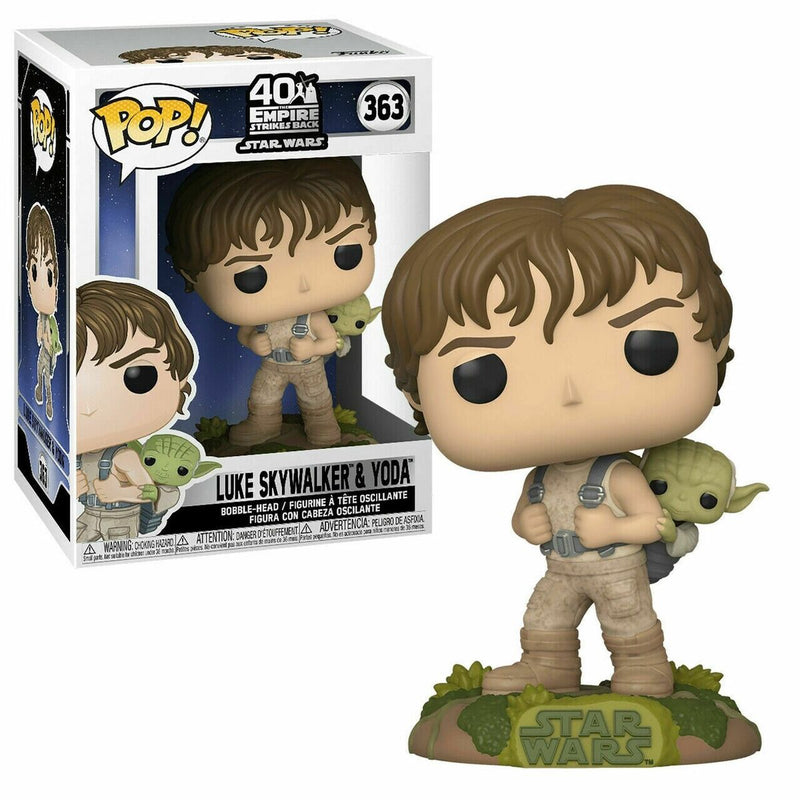 Luke Skywalker & Yoda - Figure Pop! Star Wars (363)