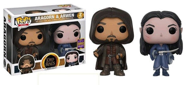 Aragorn & Arwen - POP! Figure - The Lord of the Rings 2 Pack 2017 Funko Summer Con Exclusive