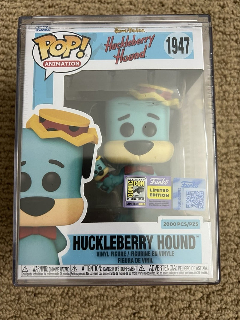 Huckleberry Hound - Pop! Figure Huckleberry Hound (1947) (Turquoise - 2000pcs)  SDCC2025 Sticker
