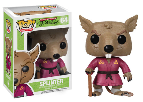 Teenage Mutant Ninja Turtles - Funko Pop! Figure - Splinter (64) Damaged Box