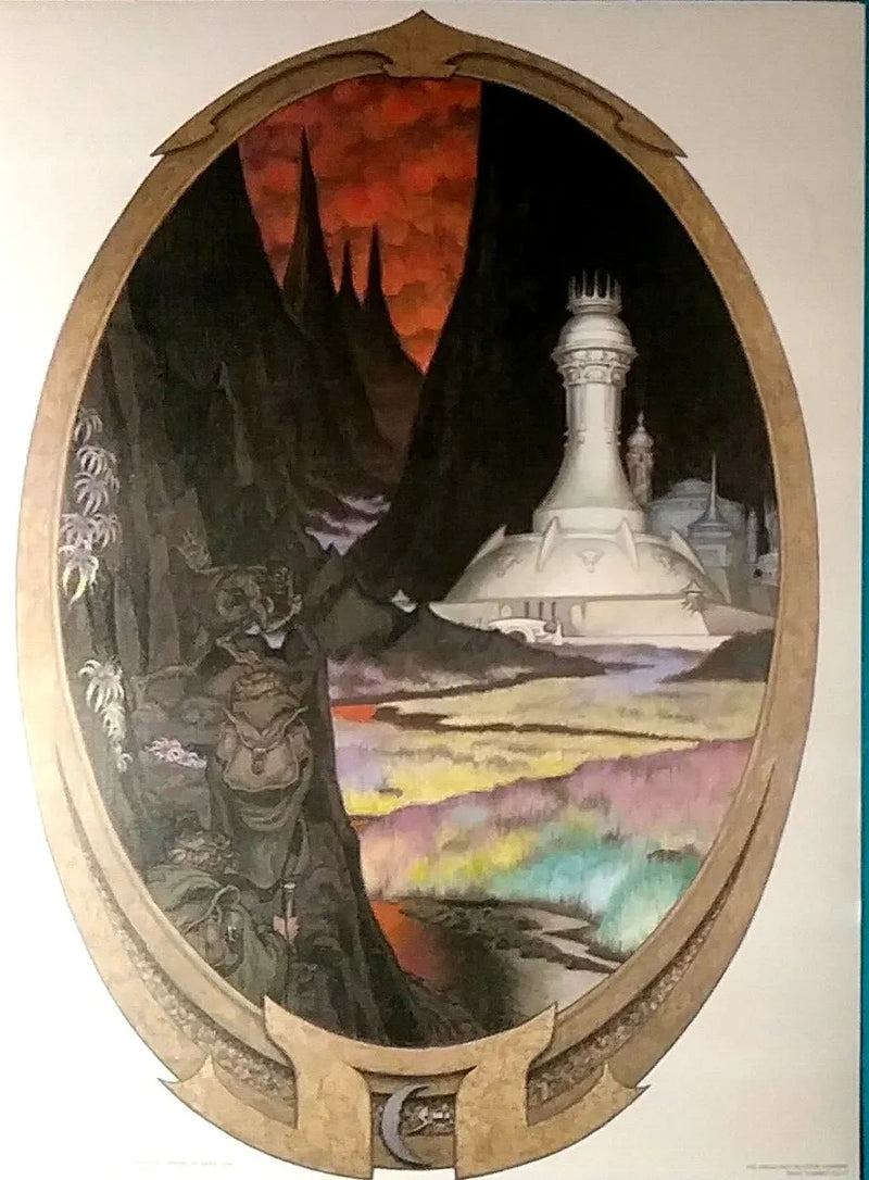 Canvas Textured Fantasy Art Prints - Lord Of The Rings.