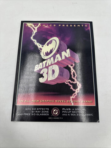 Batman: 3-D Graphic Novel 1990 w/ 3D glasses