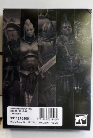 The Old World Kingdom Dwarfen Mountain Holds Dwarf Grudge Thrower