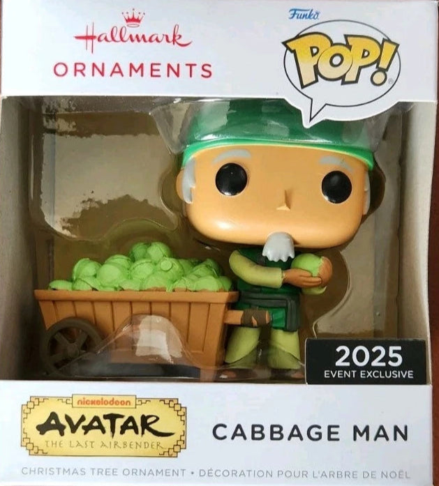 SDCC 2025 - Hallmark - Avatar Cabbage Man Pop Ornament - San Diego Comic Con 2025 Limited Edition