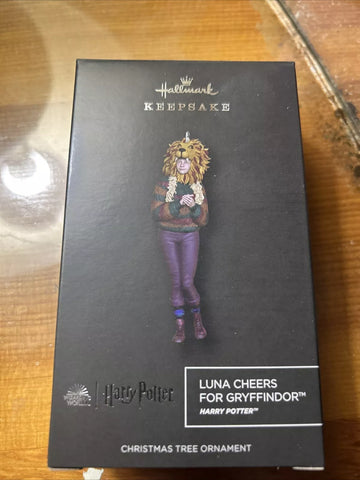 Hallmark Luna Cheers For Gryffindor, Harry Potter Keepsake Ornament 2023 SDCC Exclusive