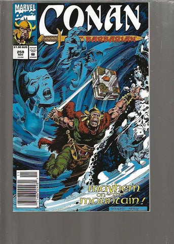 Conan The Barbarian #259 (C7) (1970-1994) Volume 1