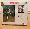 McFarlane Spawn with Throne Sketch Edition Gold Label SDCC 2023 Exclusive