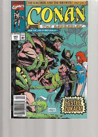 Conan The Barbarian #243 (C7) (1970-1994) Volume 1
