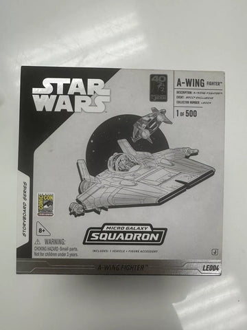 Star Wars Micro Galaxy Squadron A-Wing Fighter SDCC2023 Exclusive
