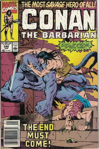 Conan The Barbarian #240 (C6) (1970-1994) Volume 1