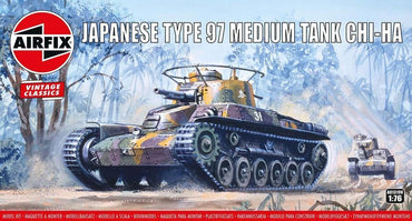 Vintage Classics Japanese Type 97 Medium Tank Chi-Ha, 1:76 Scale
